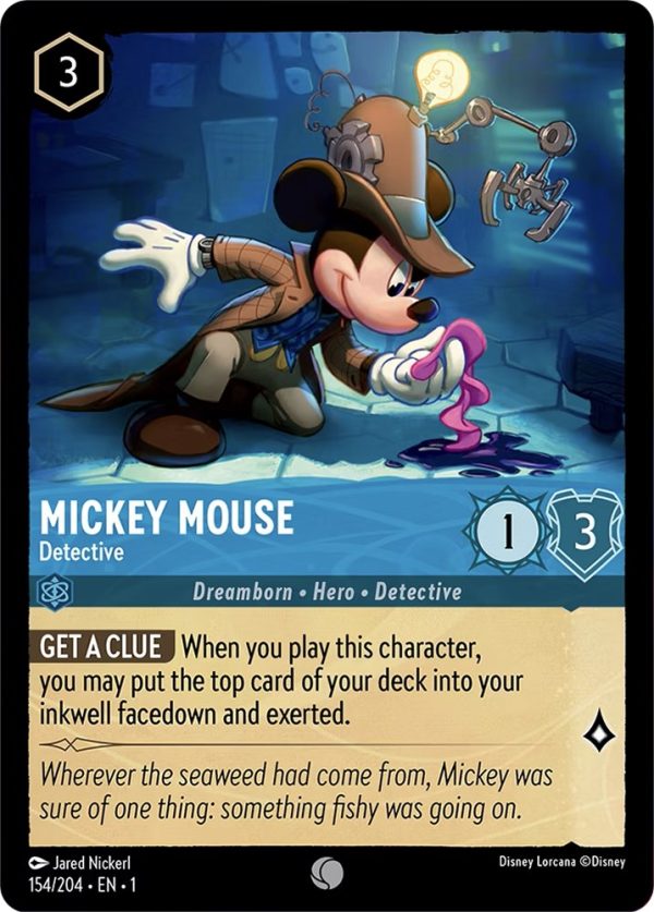 Mickey Mouse - Detective (154 204) [The First Chapter] Hot on Sale