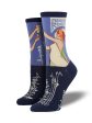 SockSmith Women Crew Absinthe Girl Periwinkle Online Sale