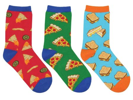 SockSmith Kids A Little Cheesy 3-Pack Hot on Sale