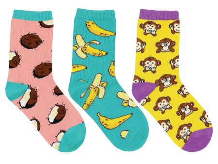 SockSmith Kids Spunky Monkey 3-Pack Fashion