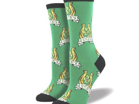 SockSmith Women Crew Luck Of The Irish Online Sale