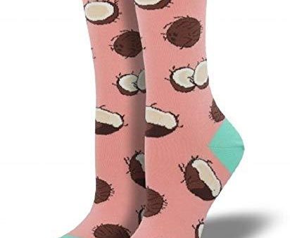 SockSmith Women Crew Coconutty Blossom Sale