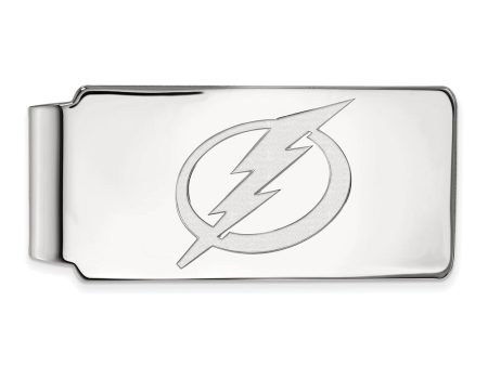 10k White Gold NHL Tampa Bay Lightning Money Clip Hot on Sale