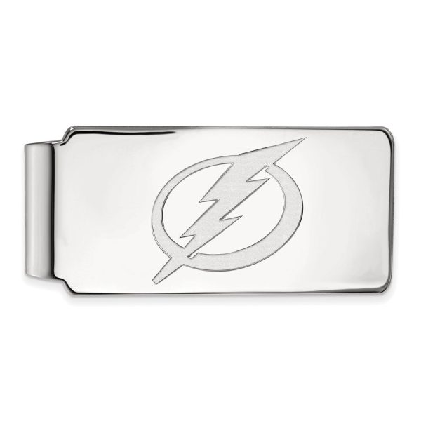 10k White Gold NHL Tampa Bay Lightning Money Clip Hot on Sale