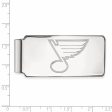 10k White Gold NHL St. Louis Blues Money Clip For Cheap