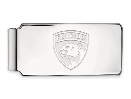 10k White Gold NHL Florida Panthers Money Clip Online Sale