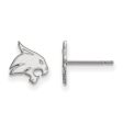 10k White Gold Texas State University XS (Tiny) Post Earrings Online