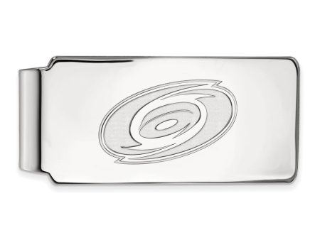 10k White Gold NHL Carolina Hurricanes Money Clip Online now