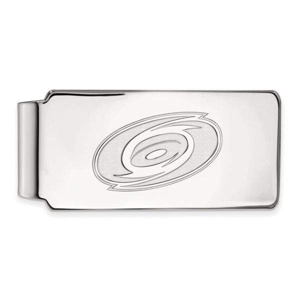 10k White Gold NHL Carolina Hurricanes Money Clip Online now