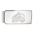 10k White Gold NHL Colorado Avalanche Money Clip Hot on Sale