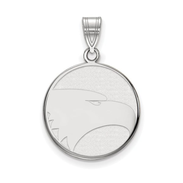 10k White Gold Georgia Southern U Large Mascot Disc Pendant Sale