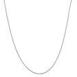 0.8mm 14k White Gold Diamond Cut Singapore Chain Necklace For Cheap