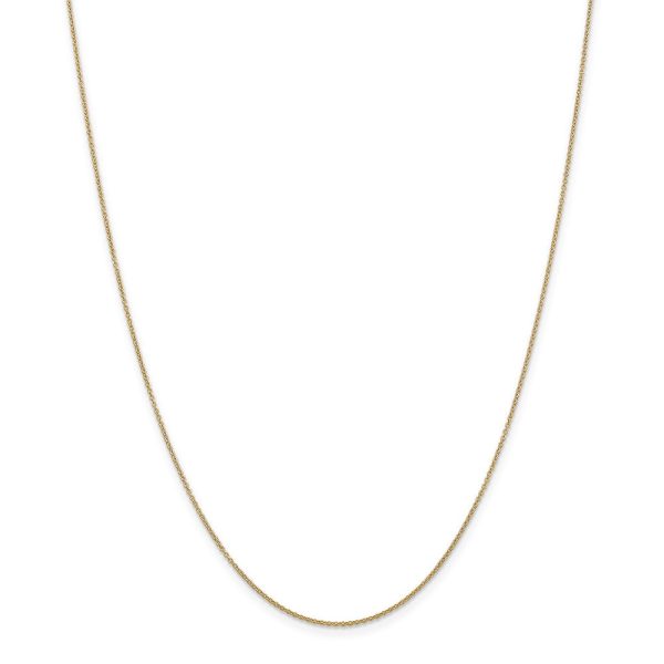 14k Yellow Gold 3D Polished Megaphone Necklace Fashion