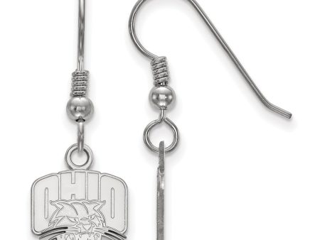 Sterling Silver Ohio University XS (Tiny) Dangle Wire Earrings Online now