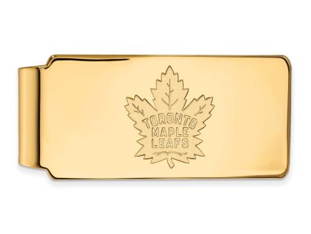 10k Yellow Gold NHL Toronto Maple Leafs Money Clip Fashion