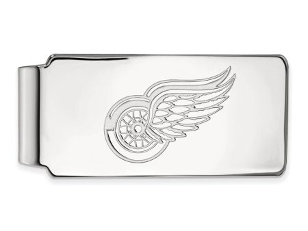 14k White Gold NHL Detroit Red Wings Money Clip Supply