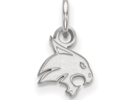 10k White Gold Texas State XS (Tiny) Charm or Pendant For Cheap