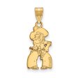 10k Yellow Gold Oklahoma State Large Mascot Pendant Fashion