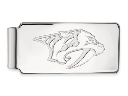 10k White Gold NHL Nashville Predators Money Clip Supply