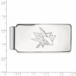 10k White Gold NHL San Jose Sharks Money Clip Online Hot Sale