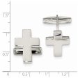 Sterling Silver Cross Cuff Links, 16 x 21mm Discount