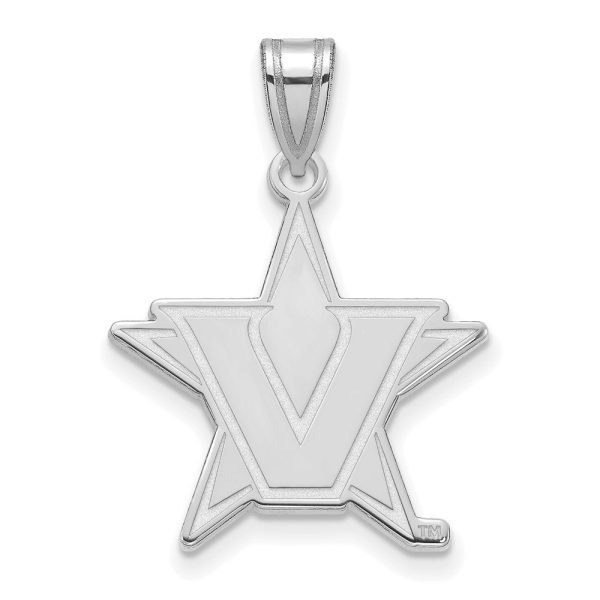 10k White Gold Vanderbilt U. Large Pendant Sale