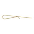 14K Yellow Gold Engravable Wave Grooved Tie Bar, 50mm Online Hot Sale