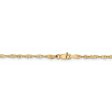 2mm, 14k Yellow Gold, Singapore Chain Bracelet Discount