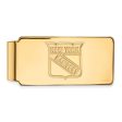 10k Yellow Gold NHL New York Rangers Money Clip For Discount