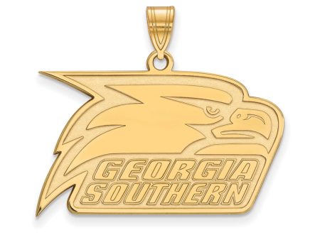 10k Yellow Gold Georgia Southern U Large Logo Pendant Cheap