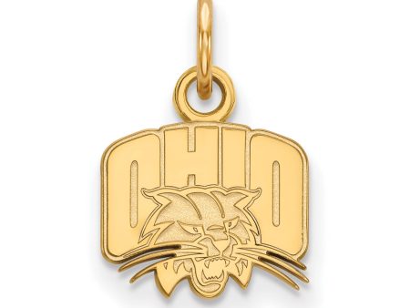 10k Yellow Gold Ohio U. XS (Tiny) Logo Charm or Pendant For Cheap