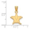 14k Yellow Gold Vanderbilt U. Small Pendant For Sale