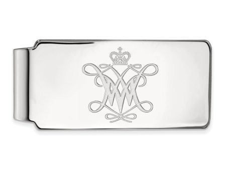 10k White Gold William and Mary Money Clip Fashion