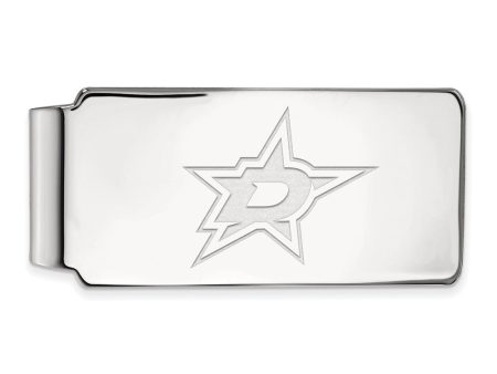 10k White Gold NHL Dallas Stars Money Clip Online