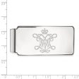 14k White Gold William and Mary Money Clip For Sale