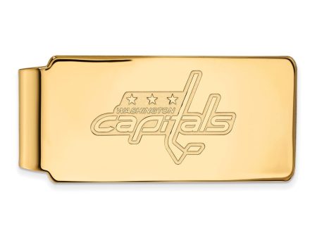 10k Yellow Gold NHL Washington Capitals Money Clip Discount