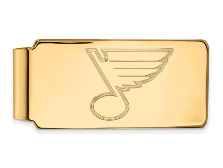 10k Yellow Gold NHL St. Louis Blues Money Clip Online Hot Sale