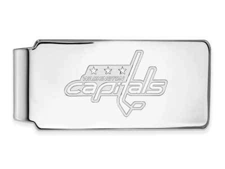 10k White Gold NHL Washington Capitals Money Clip Online Sale