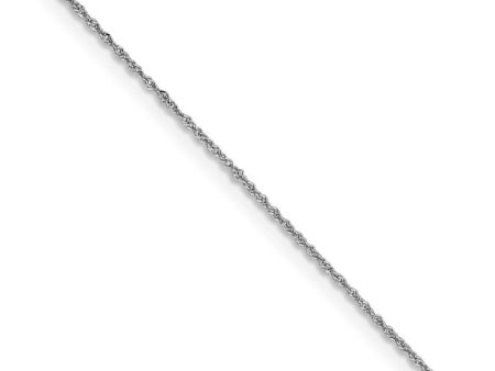 0.8mm 14k White Gold Diamond Cut Singapore Chain Necklace For Cheap