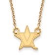 10k Yellow Gold Vanderbilt U Small Pendant Necklace on Sale