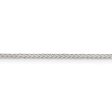 1.25mm, Sterling Silver Round Solid Spiga Chain Anklet For Cheap