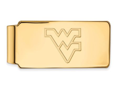 14k Gold Plated Silver West Virginia U Money Clip Sale