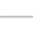 0.9mm Sterling Silver Diamond Cut Solid Round Spiga Chain Necklace Online