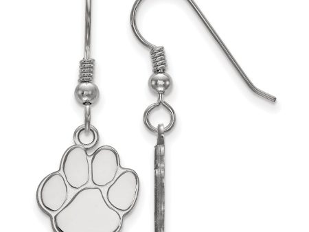 Sterling Silver Auburn University Small Dangle Earrings Hot on Sale