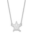 10k White Gold Vanderbilt U Large Pendant Necklace Online Hot Sale