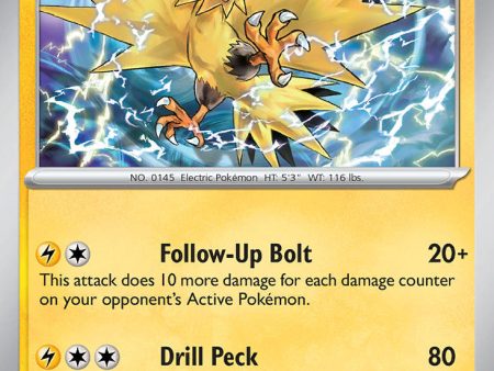 Zapdos (157) [Scarlet & Violet: Black Star Promos] Online now