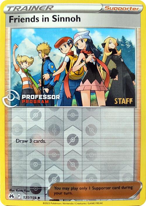 Friends in Sinnoh (131 159) (2023 Staff) [Professor Program Promos] Online now