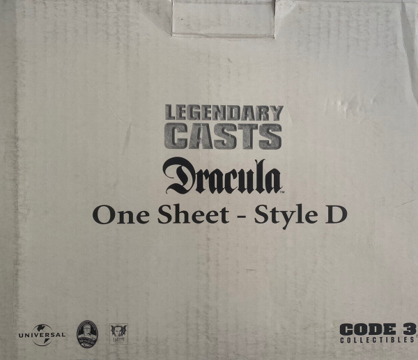 DRACULA: 3D POSTER (1418 5000) - LEGENDARY CASTS-STYLE D on Sale