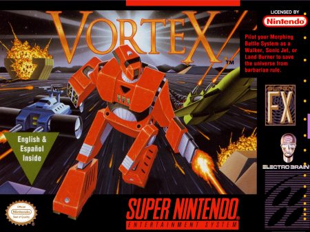 VORTEX  - SNES (W BOX & MANUAL) Sale